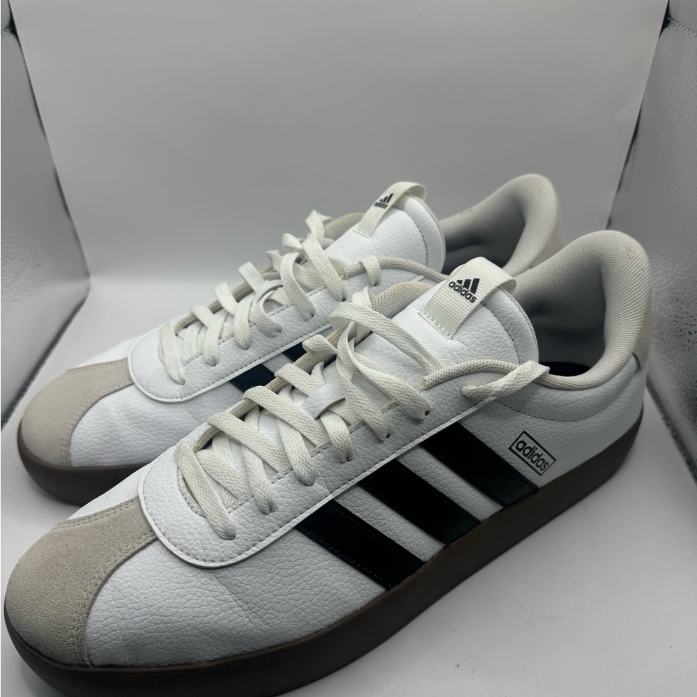 adidas White and Black Athletic Shoes